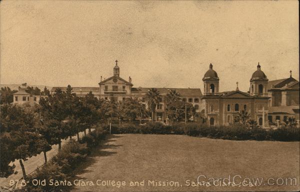 Old Santa Clara College and Mission California