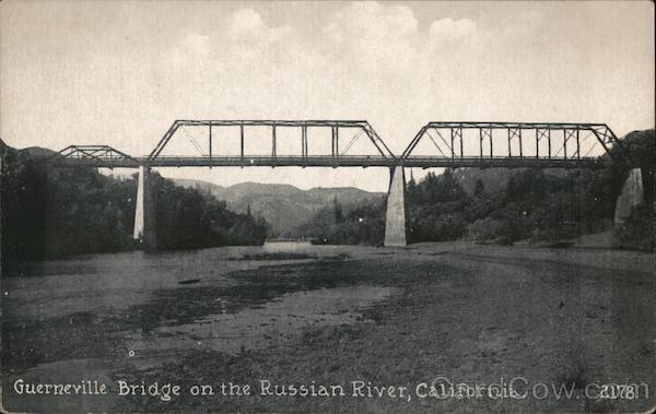 Guerneville Bridge on the Russian River California