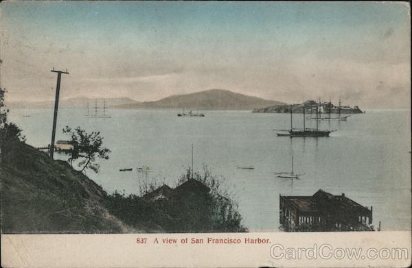 A veiw of San Francisco Harbor California