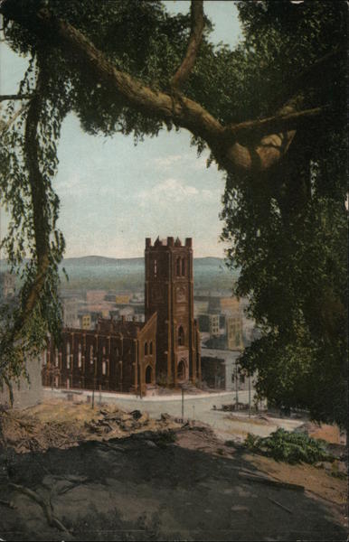 The ruins of St. Mary's Church San Francisco California