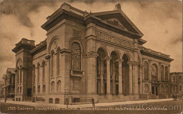 Calvary Presbyterian Church, Jackson & Filmore Sts. San Francisco California
