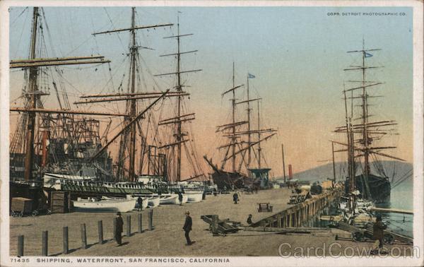 Shipping, Water Front San Francisco California