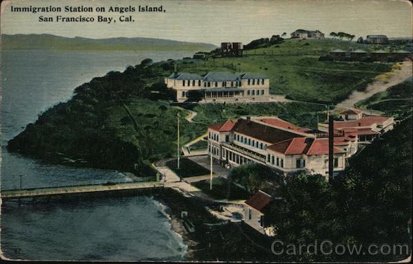 Immigration Station on Angels Island Tiburon California