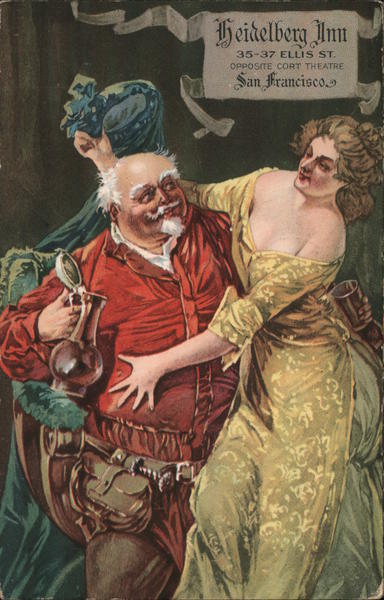 Heidelberg Inn, Ellis Street Opposite Court Theatre San Francisco California