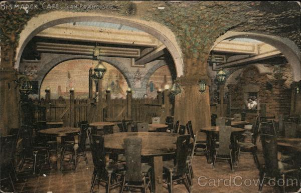 Section of the Dutch Orchard in the Bismarck Cafe San Francisco California