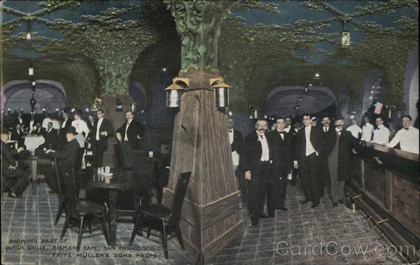 Showing part of Dutch Grille, Bismark Cafe San Francisco California
