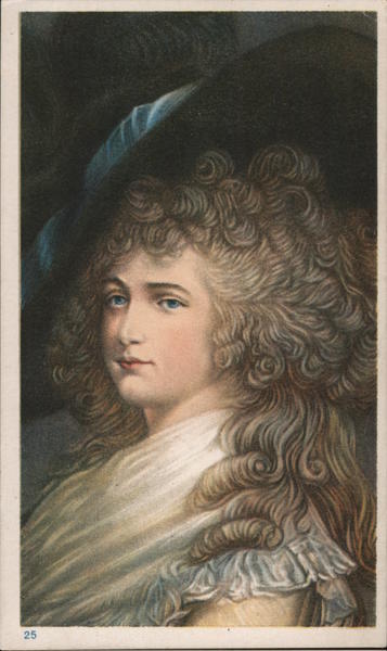 Tivoli Cafe. Portrait of elegant woman with hat. San Francisco California