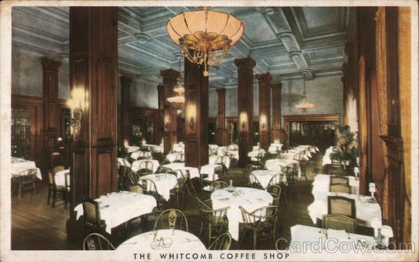Coffee Shop, Hotel Whitcomb San Francisco California