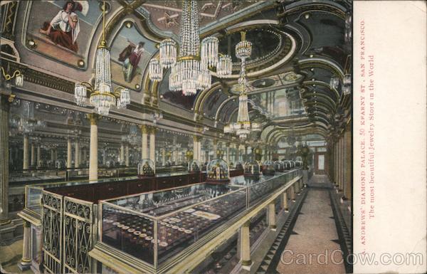 Jeweler A. Andrews' Diamond Place San Francisco California