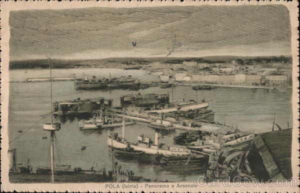 Fisher & Company, Barbisio Hats - View of the Arsenal at Pula San Francisco California