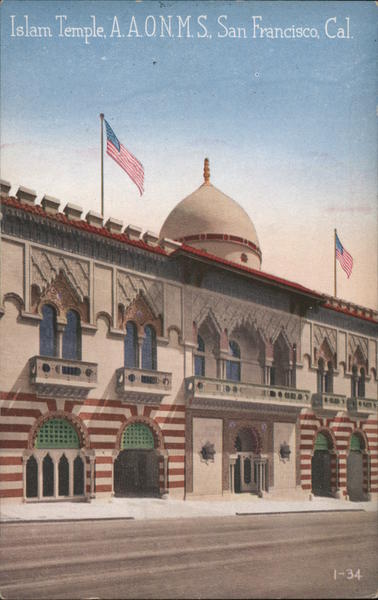Islam Temple, A.A.O.N.M.S. San Francisco California