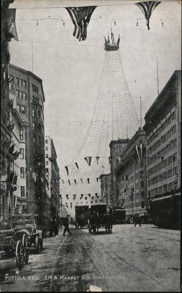 Portola Bell, 3rd & Market Sts. San Francisco California