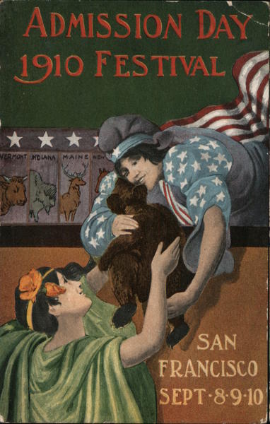 Admission Day 1910 Festival San Francisco California