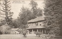 View of Zayante Inn Postcard