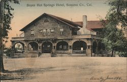 Boyes Hot Springs Postcard