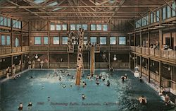 Swimming Baths Postcard