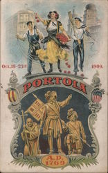 Portola Festival 1909 Postcard