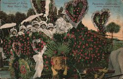 Tournament of Roses, New Year's Day Hotel Heartland Float Postcard