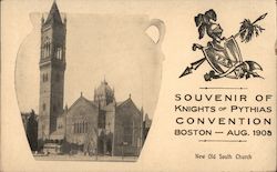 Souvenir of the Knights of Pythias Convention Postcard