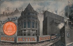 Bigger, Better, Busier, Boston Come Back to Boston Grand Homecoming Reunion July 28 Aug 3, 1907 Postcard