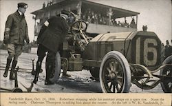 Vanderbilt Race Oct. 24 1908 Postcard