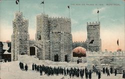 The New Ice Palace in 1909 Montreal, Canada Misc. Canada Postcard Postcard Postcard