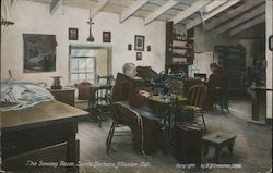 The Sewing Room, Santa Barbara Mission Postcard