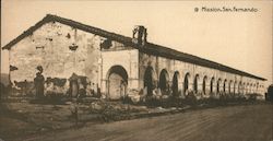 Mission San Fernando Postcard