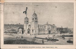 New Mission Dolores Church Postcard
