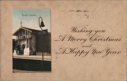 Mission Dolores - Wishing You a Merry Christmas and a Happy New Year San Francisco, CA Postcard Postcard Postcard