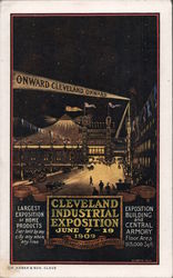 Cleveland Industrial Exposition June 7-19 1909 Postcard