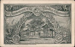 225th Anniversary of the founding of Germantown Pennsylvania Postcard Postcard Postcard