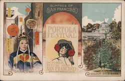 Portola Festival Oct. 19-23, 1909 Postcard
