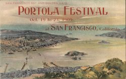 Portola Festival Oct. 19 to 23, 1909 Postcard