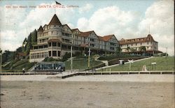 Sea Beach Hotel Santa Cruz, CA Postcard Postcard Postcard