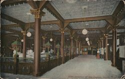 Interior of the Casino Santa Cruz, CA Postcard Postcard Postcard