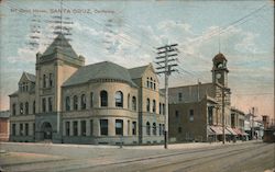 View of Court House Santa Cruz, CA Postcard Postcard Postcard