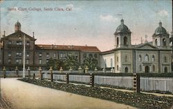 Santa Clara College Postcard