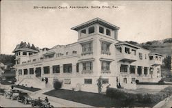 Piedmont Court Apartments Postcard