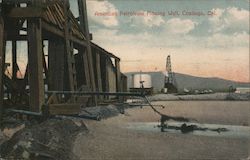 American Petroleum Flowing Well Coalinga, CA Postcard Postcard Postcard