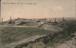 California Oilfields Ltd. No. 2 Coalinga, CA Postcard Postcard Postcard