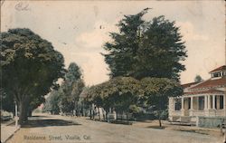 Residence Street Visalia, CA Postcard Postcard Postcard