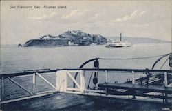 Alcatraz Island, San Francisco Bay Postcard