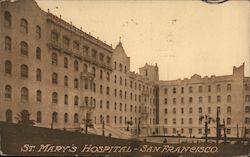 St. Mary's Hospital San Francisco, CA Postcard Postcard Postcard