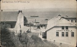 East Garrison Fort McDowell, CA Postcard Postcard Postcard