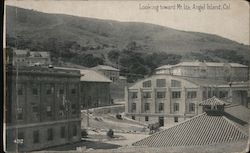 Looking toward Mt. Ida, Angel Island Postcard