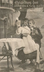 Heidelberg Inn junction Ellis & Market Sts. Postcard