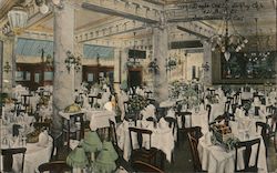 Bergez-Frank's Old Poodle Dog High Class Family Cafe Postcard