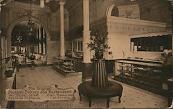 The Original Swain's Bakery and Restaurant 140 O'Farrell Street Opposite Orpheum Postcard