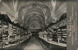 Interior, George Haas & Sons Candy Store, Phelan Building Postcard